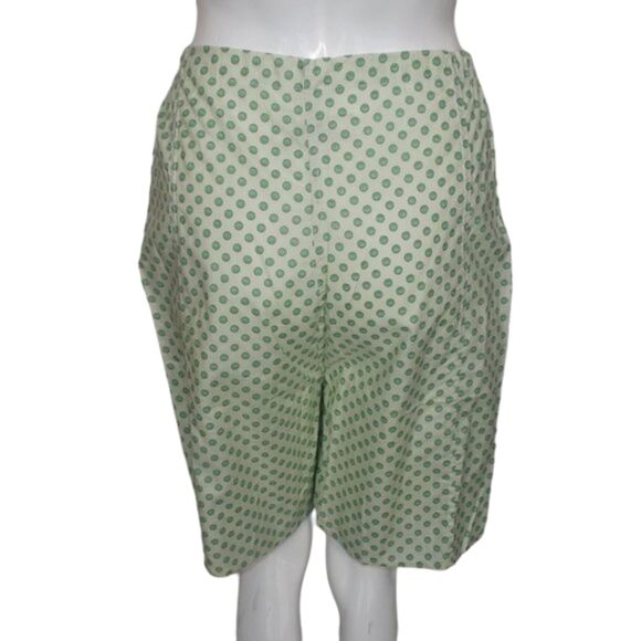 Green Polka Dot Pajamas, C/L, 2 pc, Summer/Short sleeves/Short pants, Cotton - Picture 9 of 10
